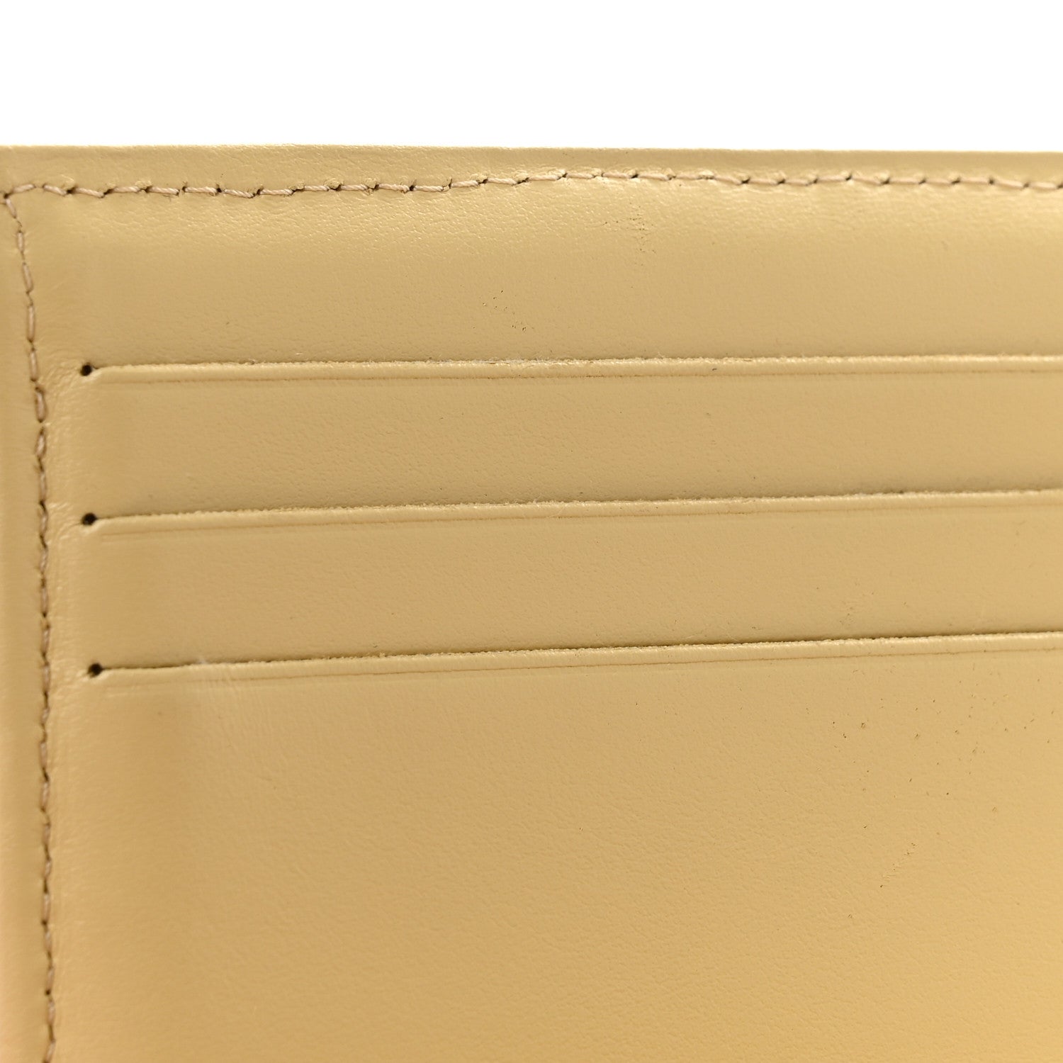Chanel Caviar Quilted Compact Flap Wallet Yellow 9 of 12