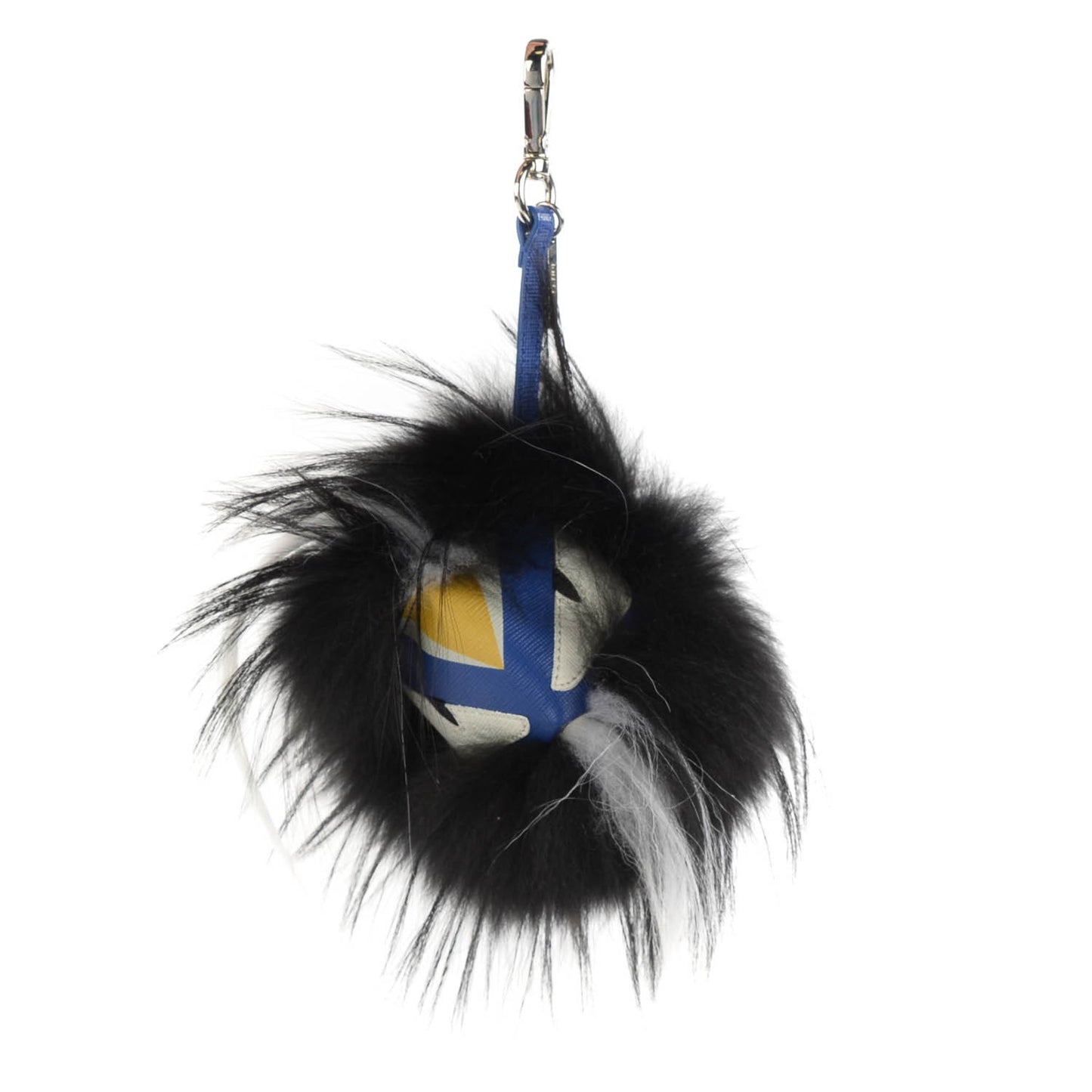 Fox Fur Vitello Monster Bag Bug Charm Ocean Multicolor