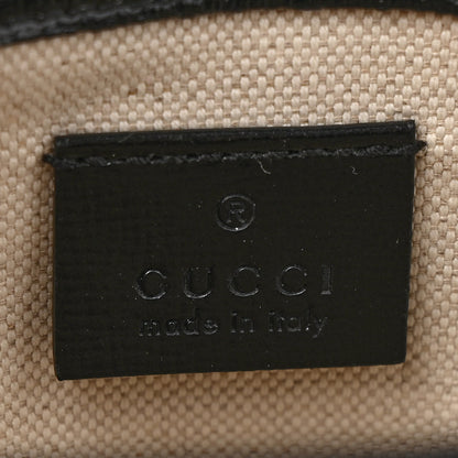 Gucci Azalea Calfskin Web Mini Horsebit 1955 Shoulder Bag Black 6 of 13