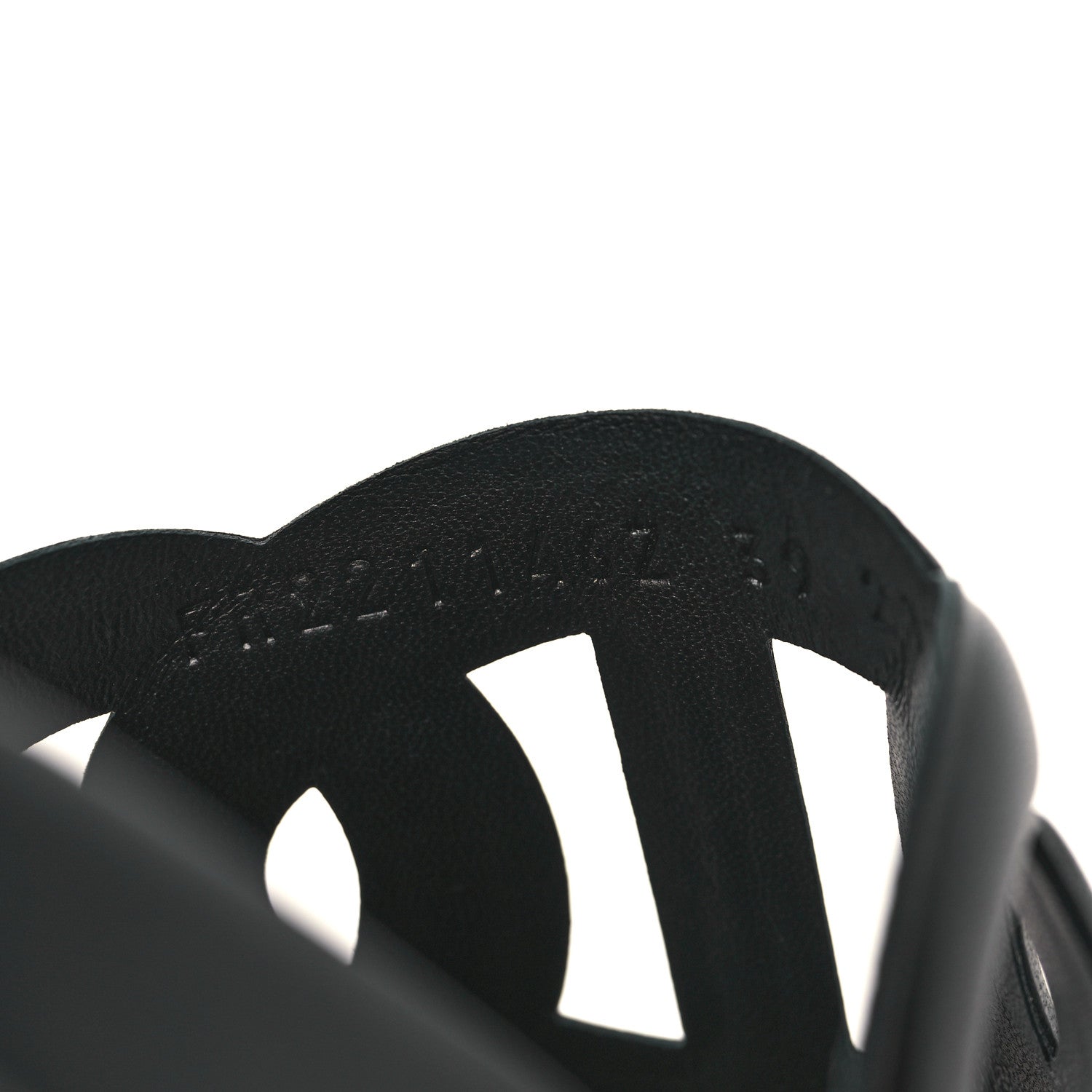 Hermes Nappa Extra Sandals 39 Black 8 of 9