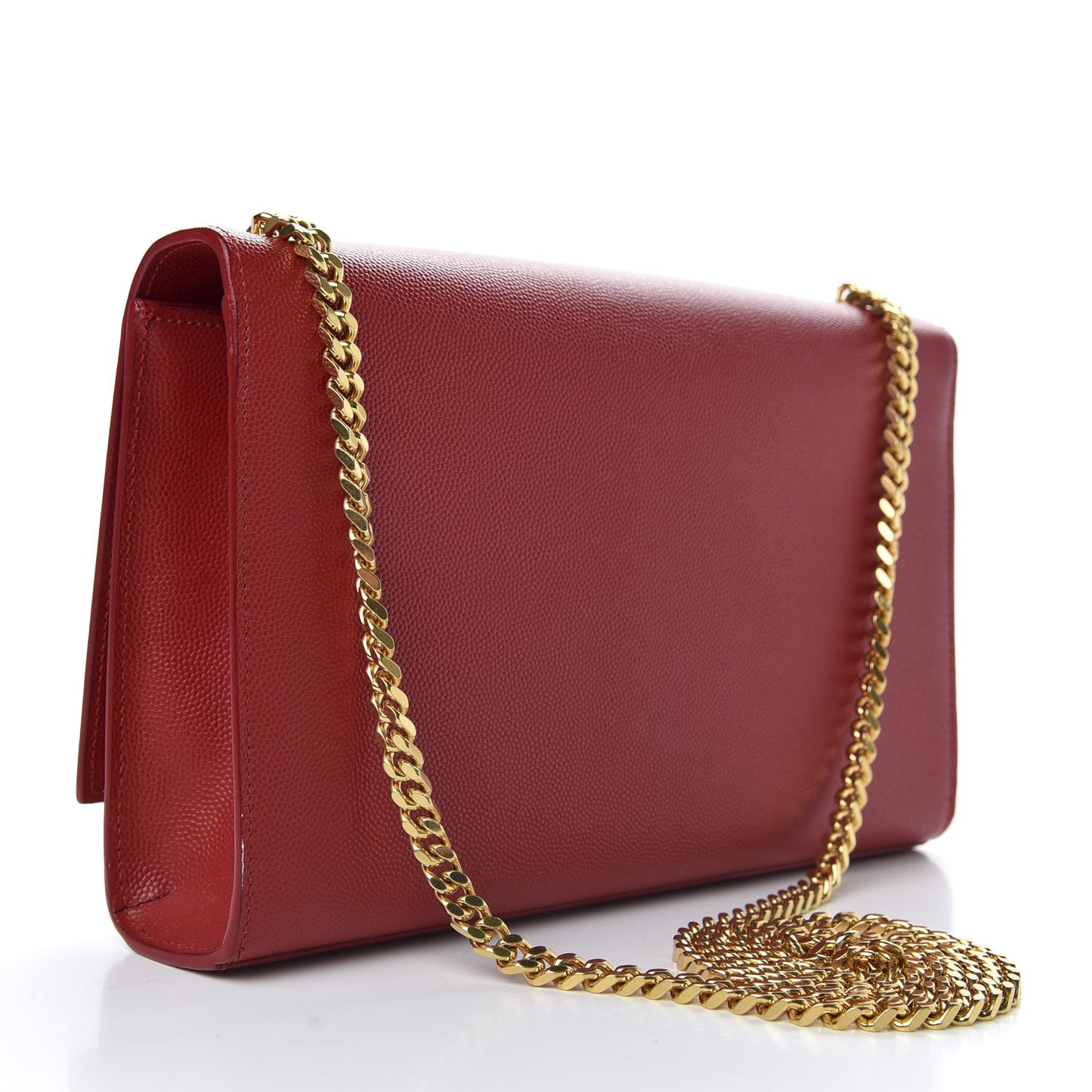 Grain De Poudre Medium Monogram Kate Satchel Red