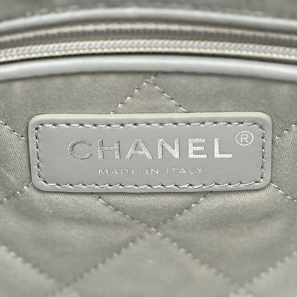 Chanel Metallic Calfskin Quilted Small Chanel 22 Silver 7 of 11