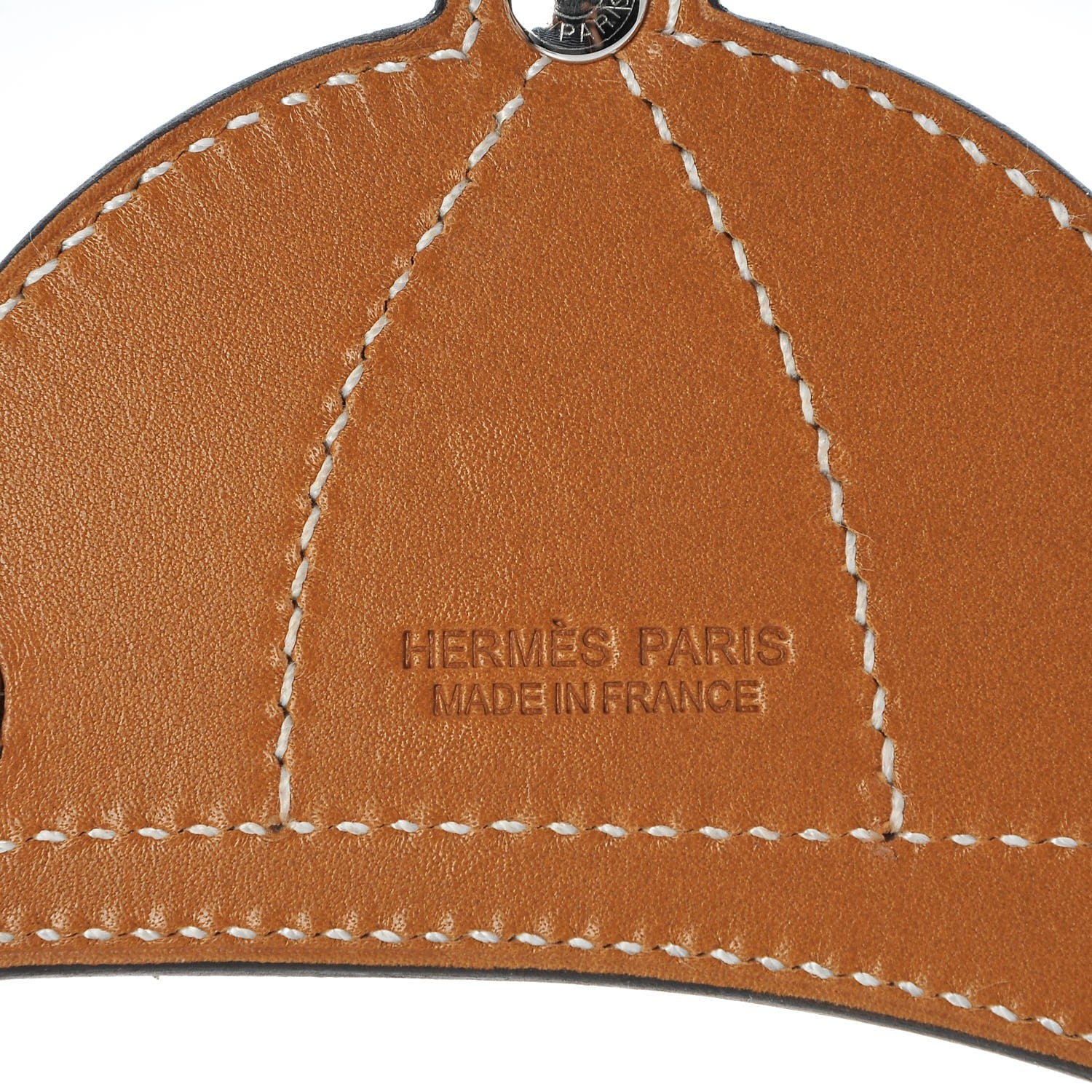Hermes Swift Paddock Cap Bag Charm Rouge H Craie Sable 3 of 3