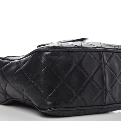 Chanel Lambskin Quilted CC Tassel Camera Case Black 13 of 14