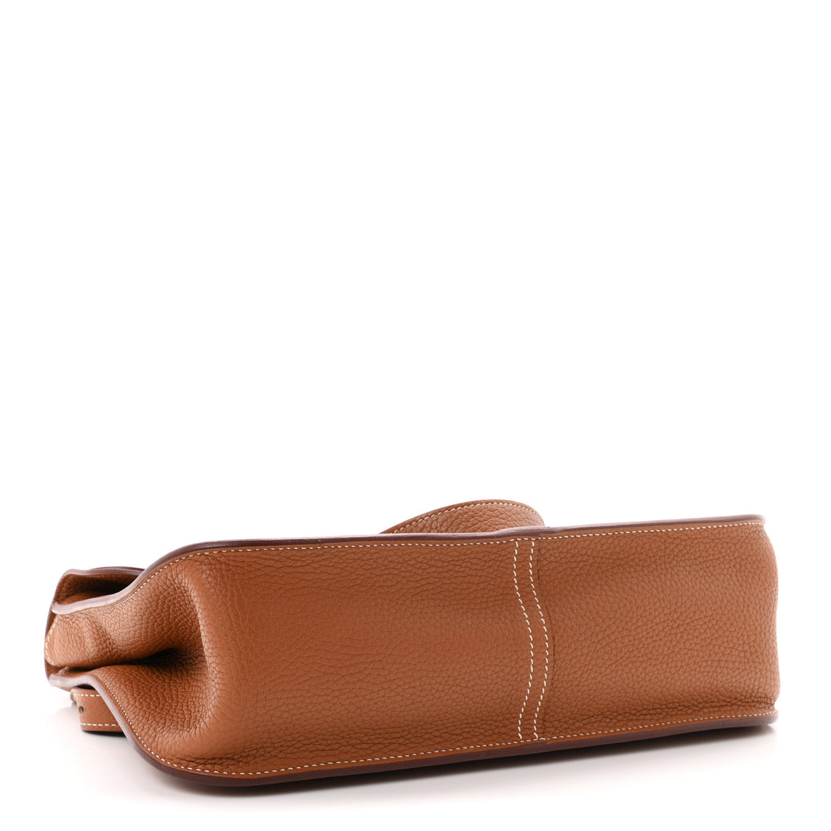Hermes Taurillon Clemence Halzan 31 Gold 4 of 10