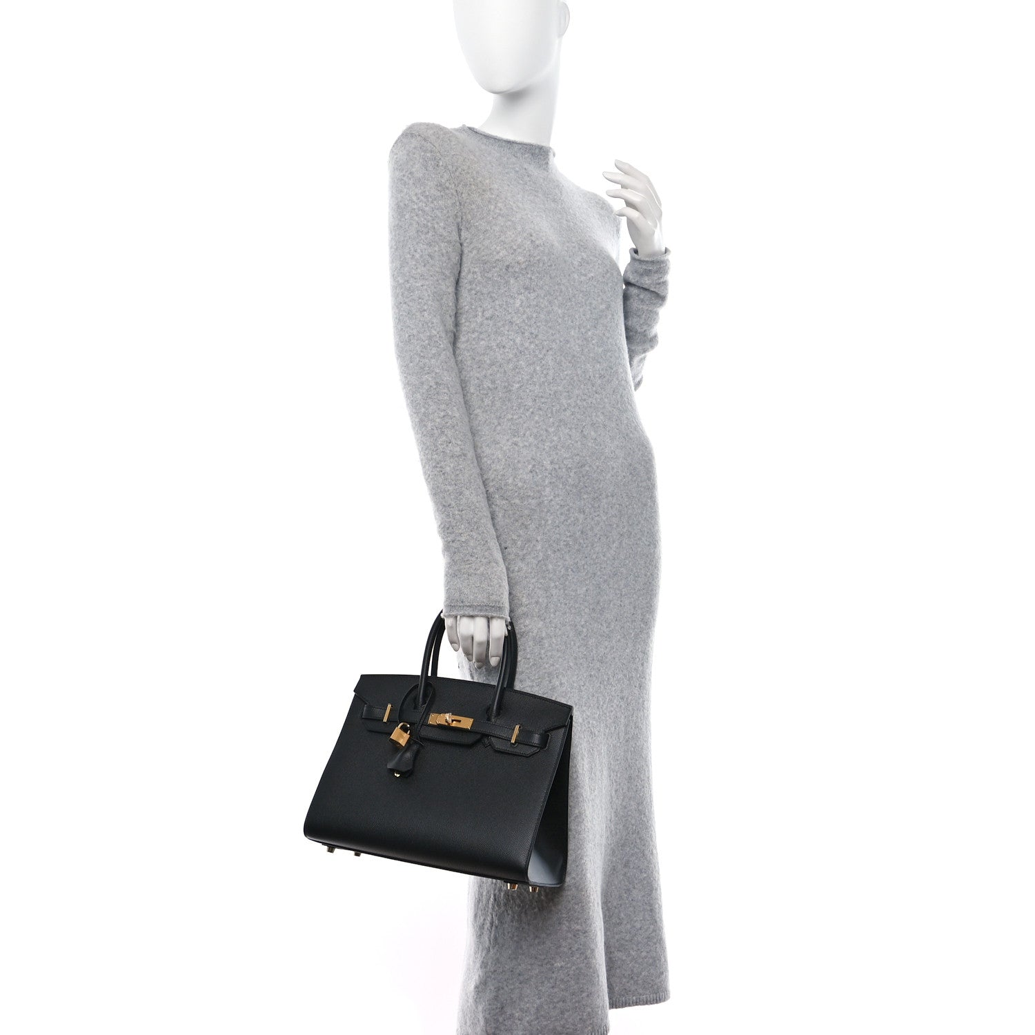 Hermes Epsom Birkin Sellier 30 Black 2 of 13
