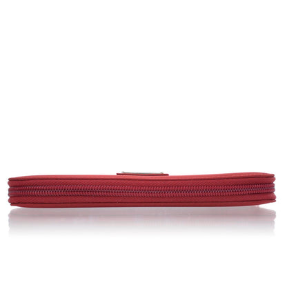 Prada Tessuto Nylon Zip Around Wallet Red 4 of 9