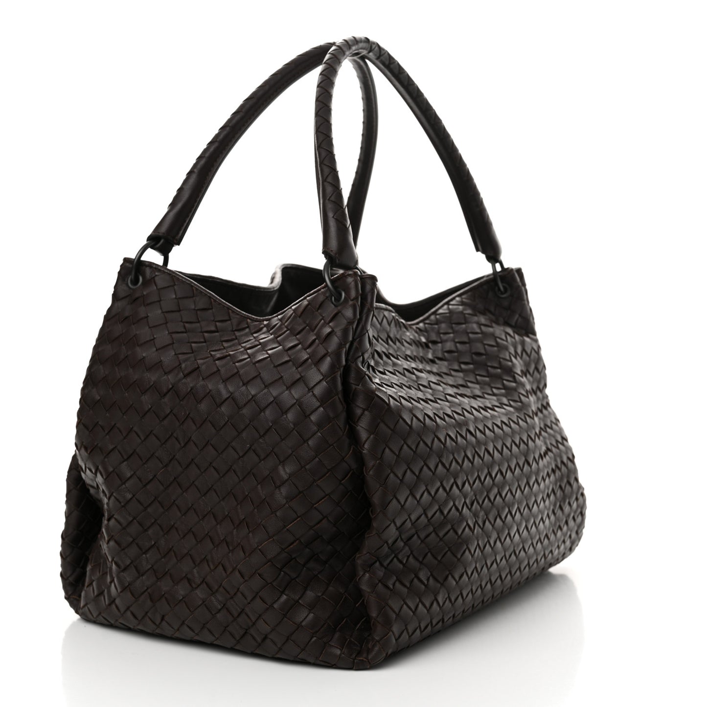 Nappa Intrecciato Parachute Bag Ebano