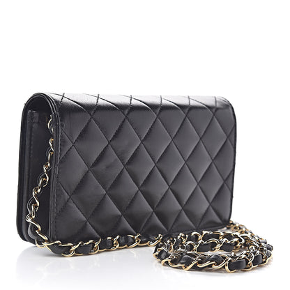 Chanel Lambskin Quilted Small Single Flap Black 3 of 11