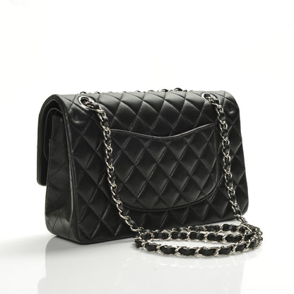 Chanel Lambskin Quilted Medium Double Flap Black 3 of 7