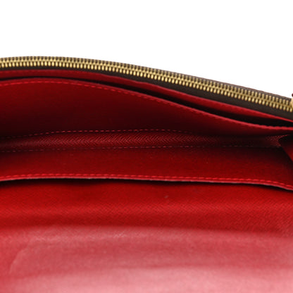 Louis Vuitton Damier Ebene Caissa Wallet Cherry 5 of 15