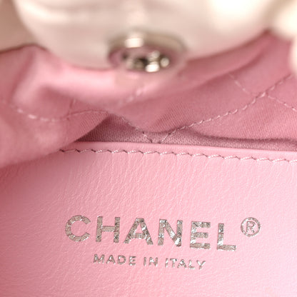 Chanel Patent Gradient Calfskin Quilted Mini Chanel 22 White Light Pink 6 of 10