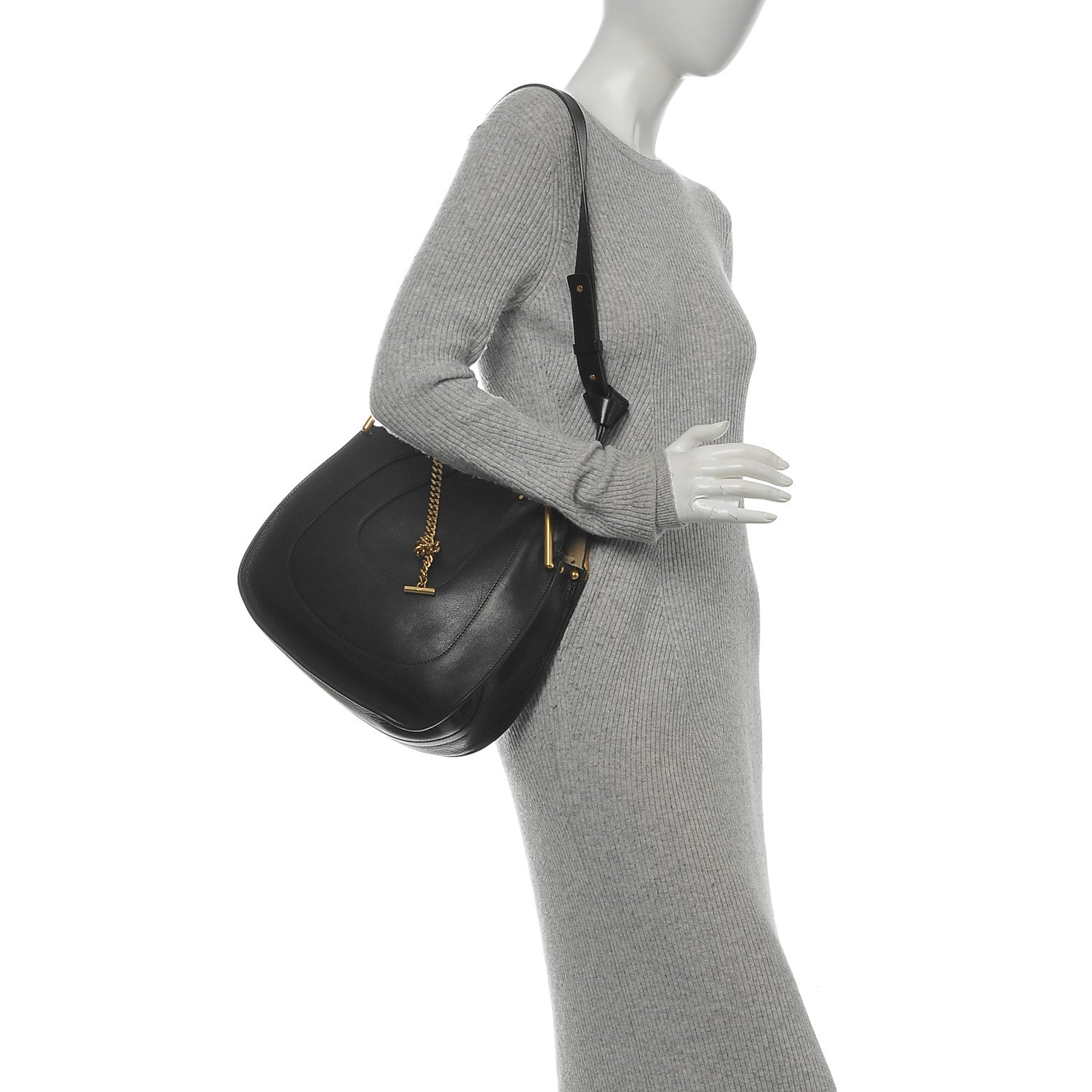 Chloe Calfskin Small Hayley Hobo Black 2 of 6