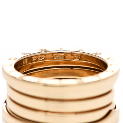 Bulgari 18K Yellow Gold B.Zero1 Four-Band Ring 58 8.25 5 of 6