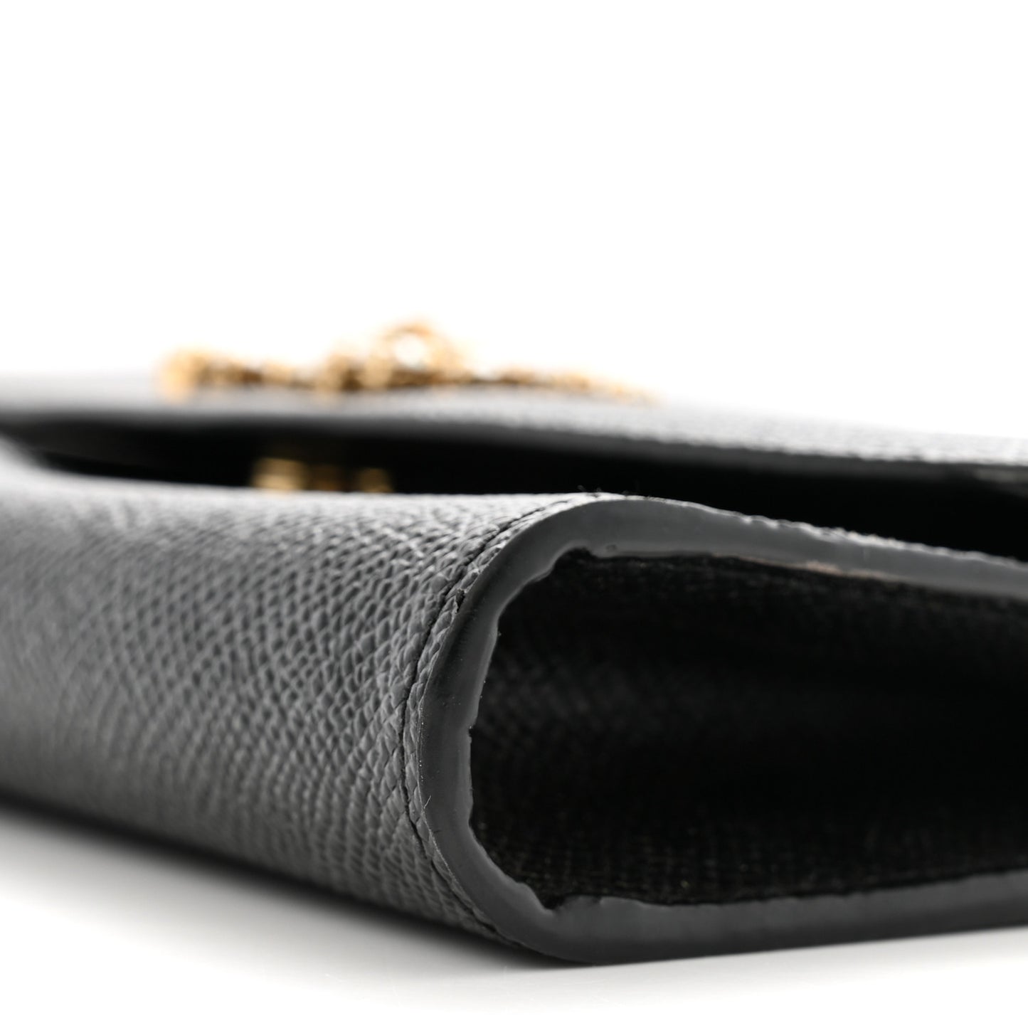 Dauphine Crystal Wallet On Chain Black