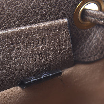 Gucci GG Supreme Monogram Web Mini Ophidia Bucket Bag Brown 7 of 10