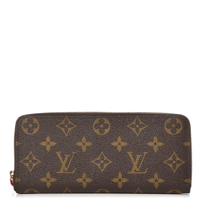 Louis Vuitton Monogram Clemence Wallet Freesia 1 of 8