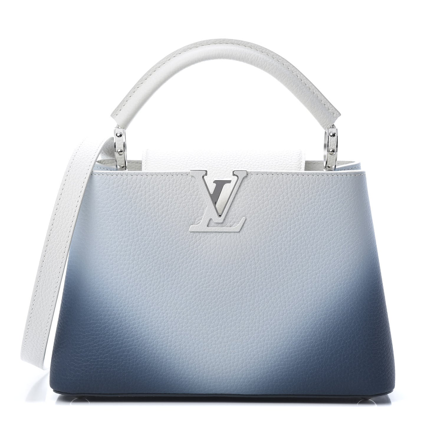 Taurillon Gradient Capucines BB Denim Blue