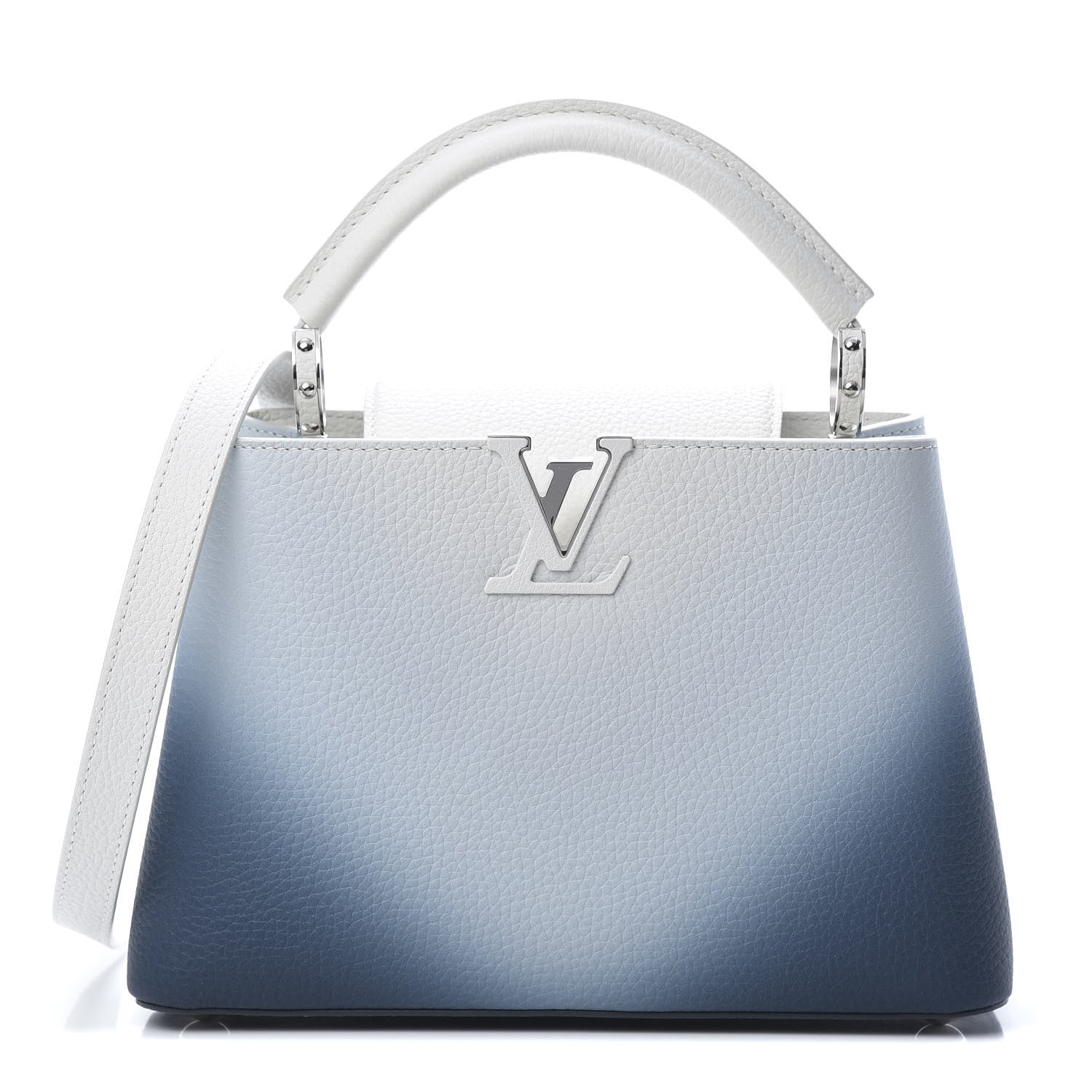 Louis Vuitton Taurillon Gradient Capucines BB Denim Blue 1 of 11
