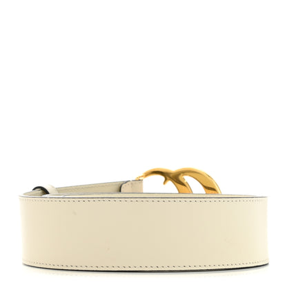 Gucci Plutone Calfskin Double G 40mm Belt 85 34 Mystic White 2 of 5