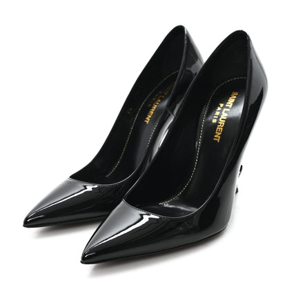 Saint Laurent Patent Opyum 85 Pumps 36.5 Black 4 of 10