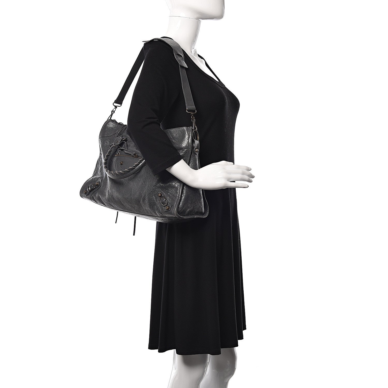 Balenciaga Agneau Classic Hardware City Gris Fossile 2 of 12