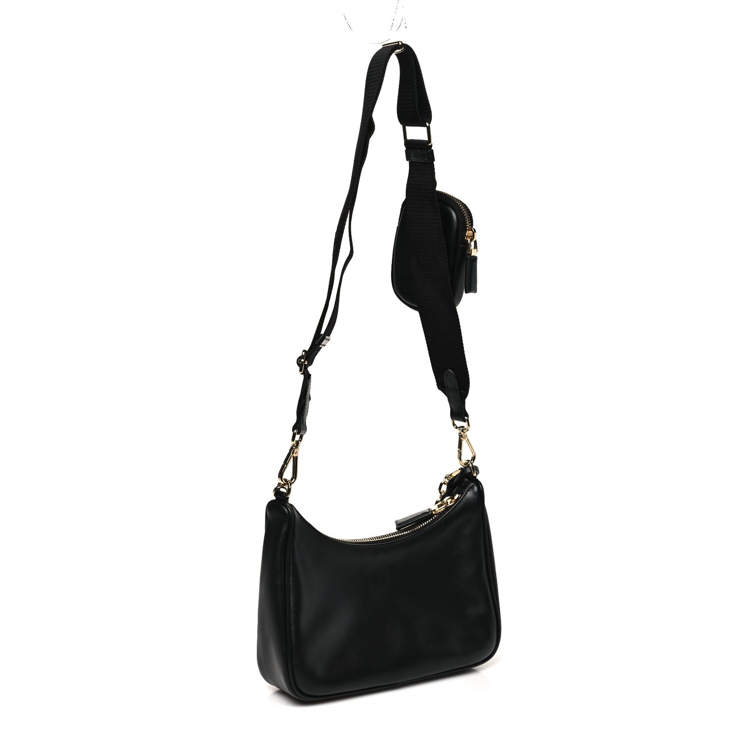 Vitello Re-Edition 2005 Shoulder Bag Black