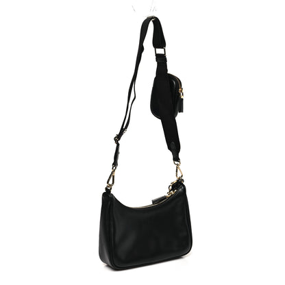 Prada Vitello Re-Edition 2005 Shoulder Bag Black 3 of 11