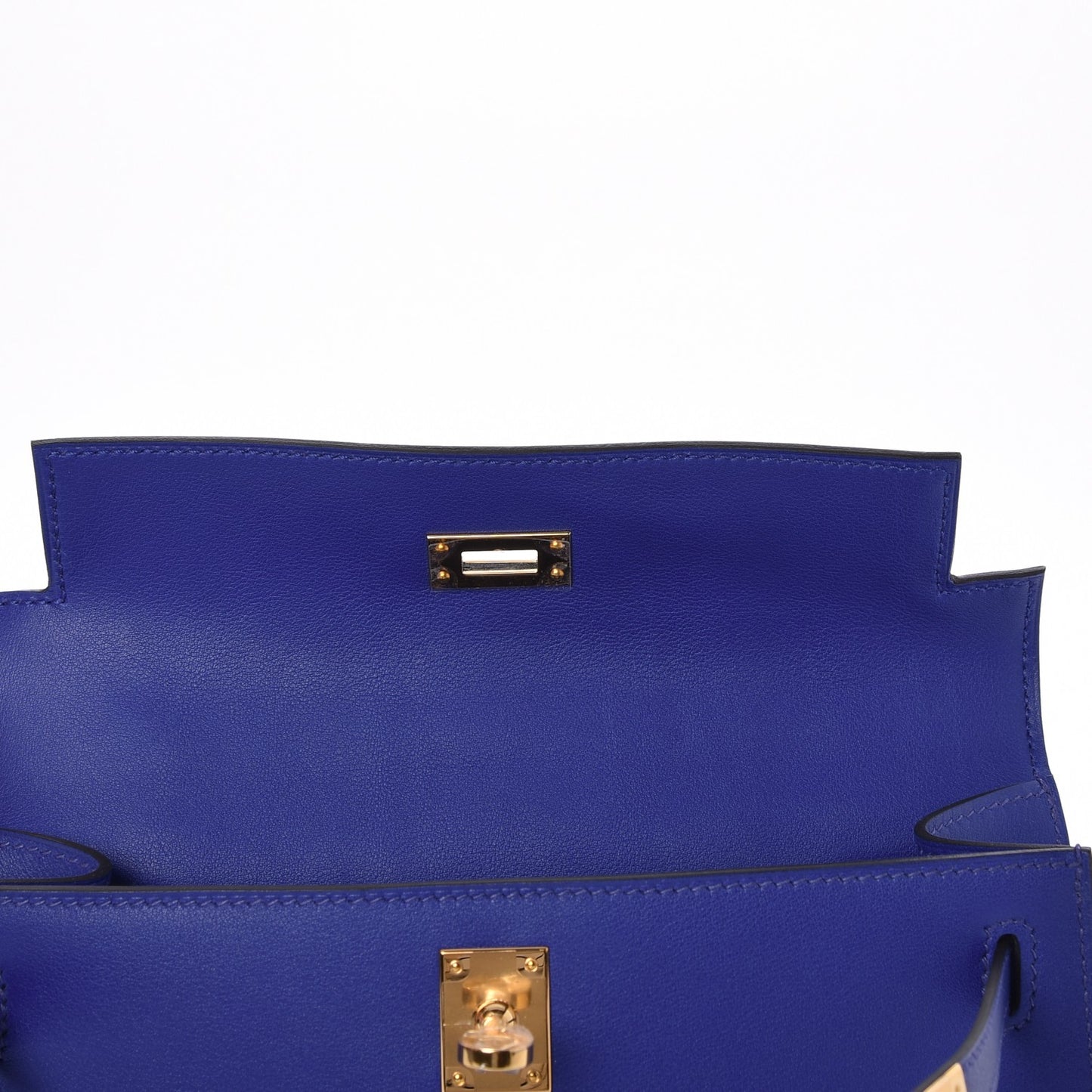 Swift Kelly Pochette Clutch Bleu Electrique