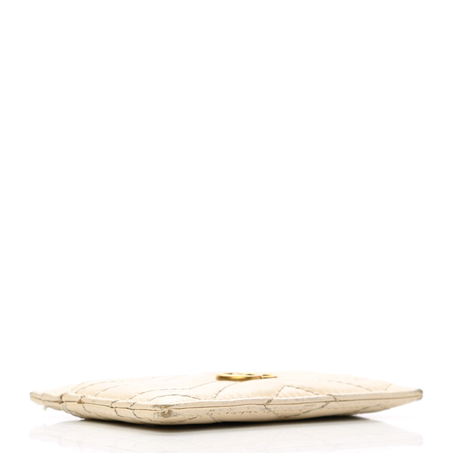 Gucci Calfskin Matelasse GG Marmont Card Holder White 4 of 10