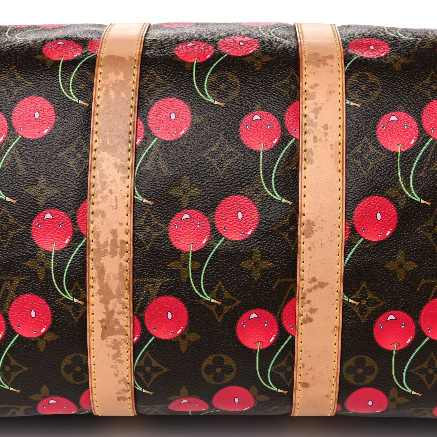 Louis Vuitton Monogram Cerises Keepall 45 17 of 28