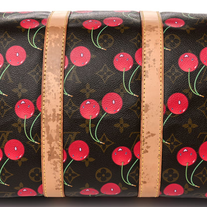 Louis Vuitton Monogram Cerises Keepall 45 17 of 28