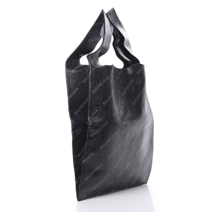 Balenciaga Agneau Arena Allover Logo M Supermarket Shopper Gris Crayon Gris 4 of 12