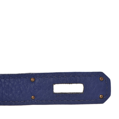 Hermes Togo Birkin 35 Bleu Electrique 28 of 40