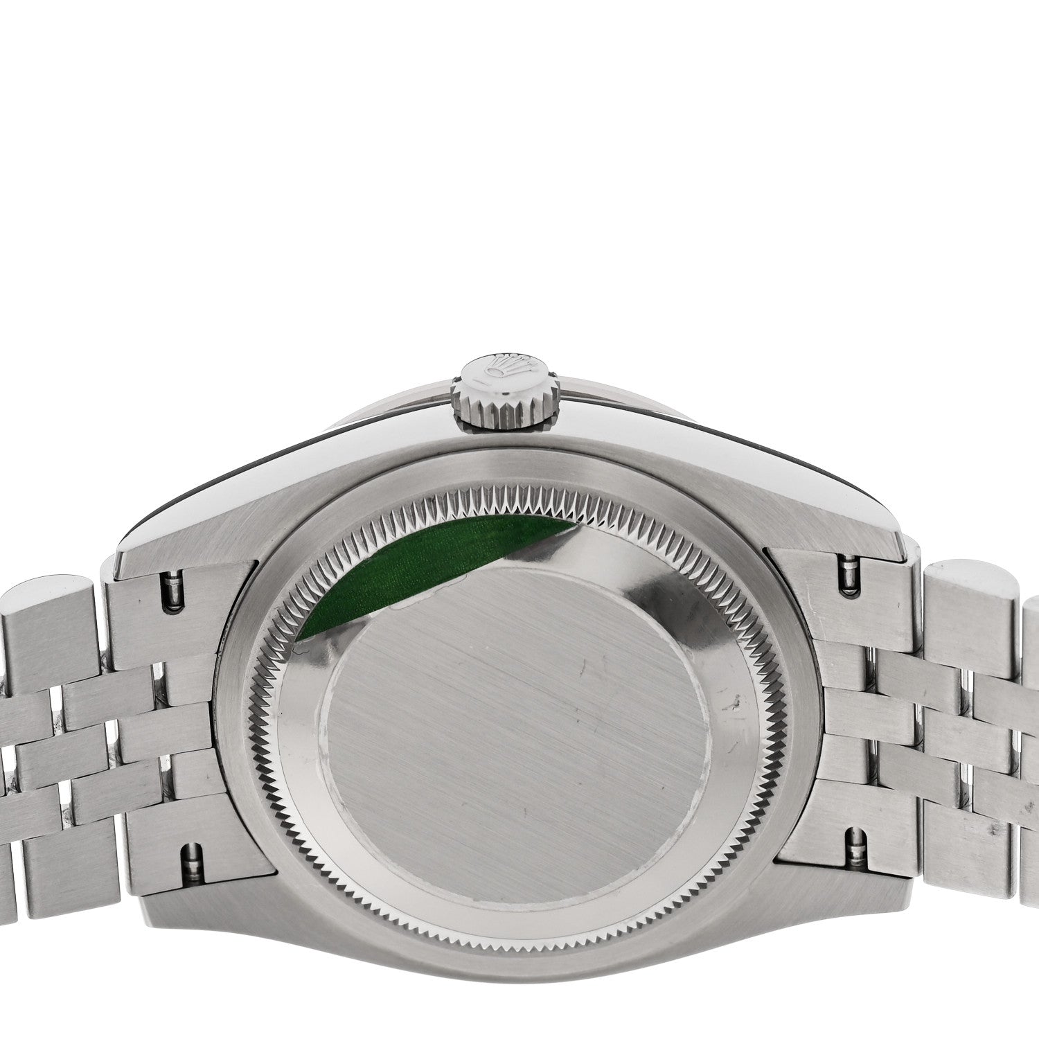 Rolex Stainless Steel 18K White Gold Diamond Bezel 36mm Oyster Perpetual Datejust Watch White 126284RBR 4 of 5
