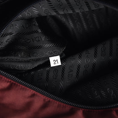 Prada Tessuto Nylon Tote Bordeaux 6 of 16