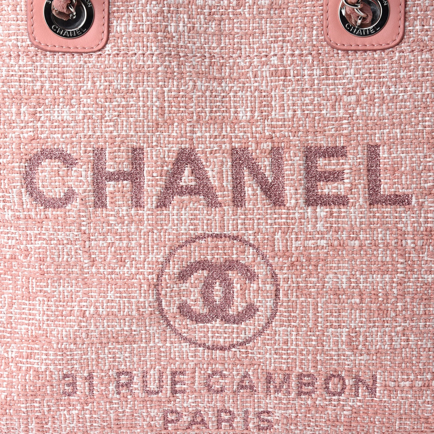 Canvas Small Deauville Tote Pink