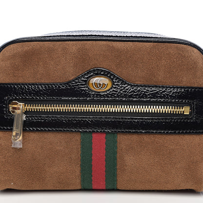 Gucci Suede Small Ophidia Belt Bag 75 30 Brown 7 of 10