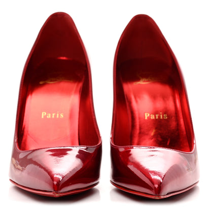 Christian Louboutin Metallic Patent Psychic So Kate 100 Pumps 35.5 Loubi 3 of 8