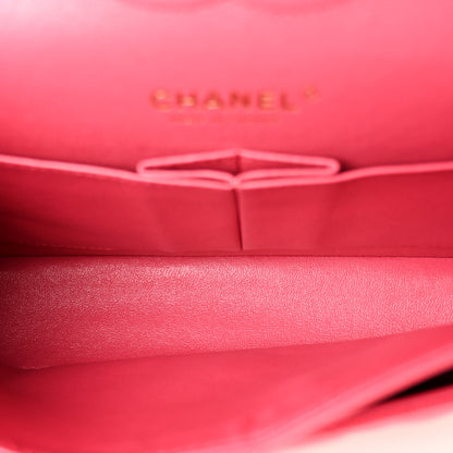 Chanel Caviar Quilted Medium Double Flap Dark Pink 5 of 10