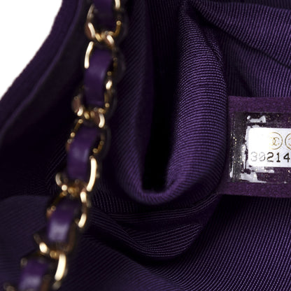 Chanel Jersey Quilted Camera Case Purple 10 of 12
