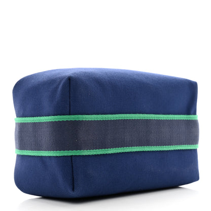 Hermes Canvas Small Bride-A-Brac Pouch Marine 4 of 7