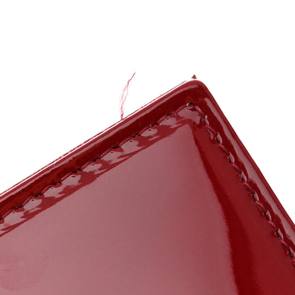 Christian Dior Patent Cannage Lady Dior Clutch Rouge Ceris 13 of 13