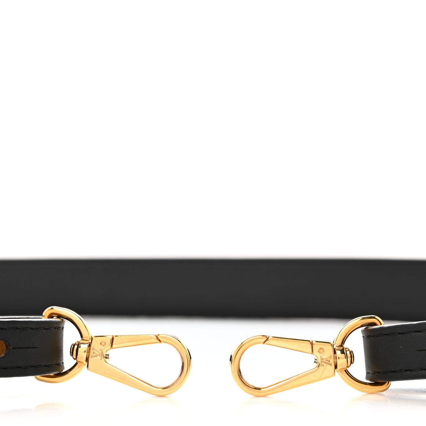 Reverse Monogram Bandouliere Shoulder Strap XL Black