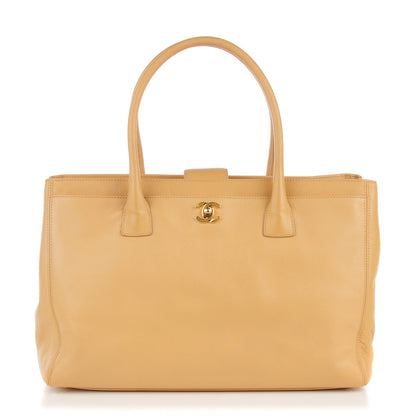 Chanel Calfskin Cerf Executive Shopper Tote Beige 1 of 9