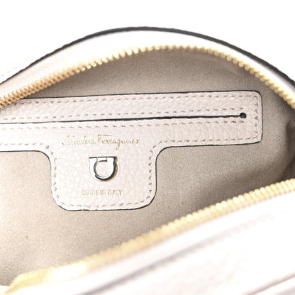Salvatore Ferragamo Calfskin City Goncho Crossbody Camera Bag Ivory 6 of 10