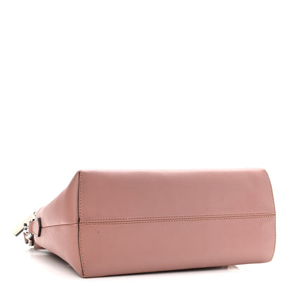 Fendi Vitello Dolce 4 Color Medium By The Way Boston Bag English Rose Latte Multicolor 5 of 12