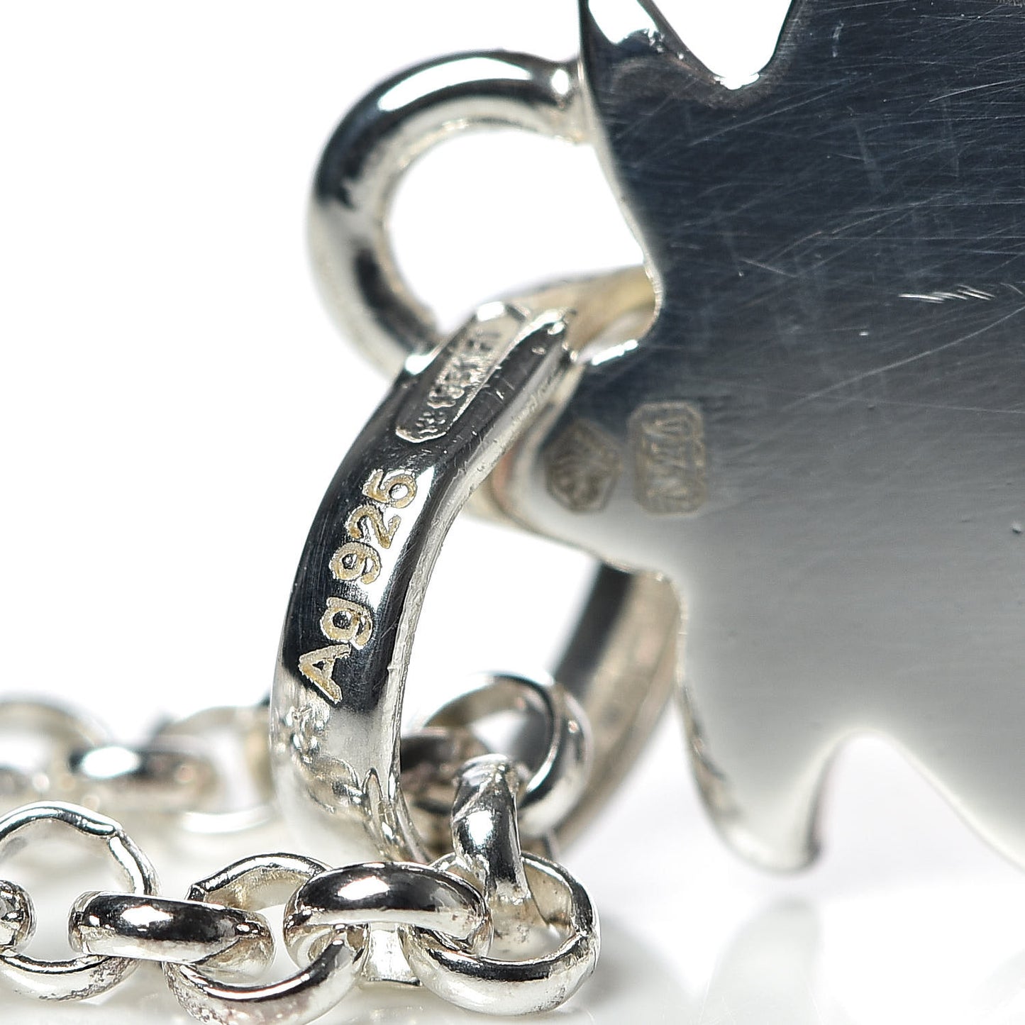 Sterling Silver Enamel GucciGhost Pineapple Pendant Necklace