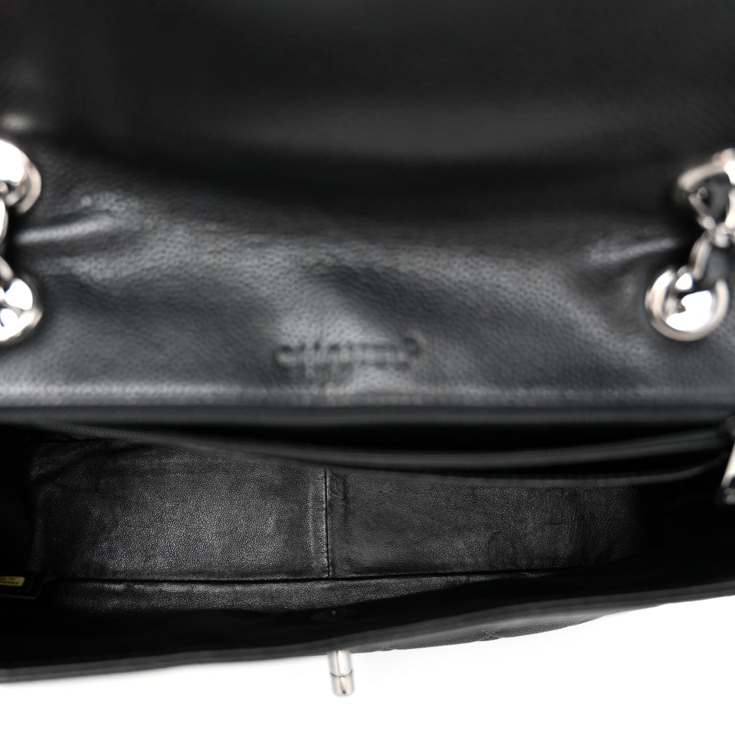 Caviar Quilted Flap Black