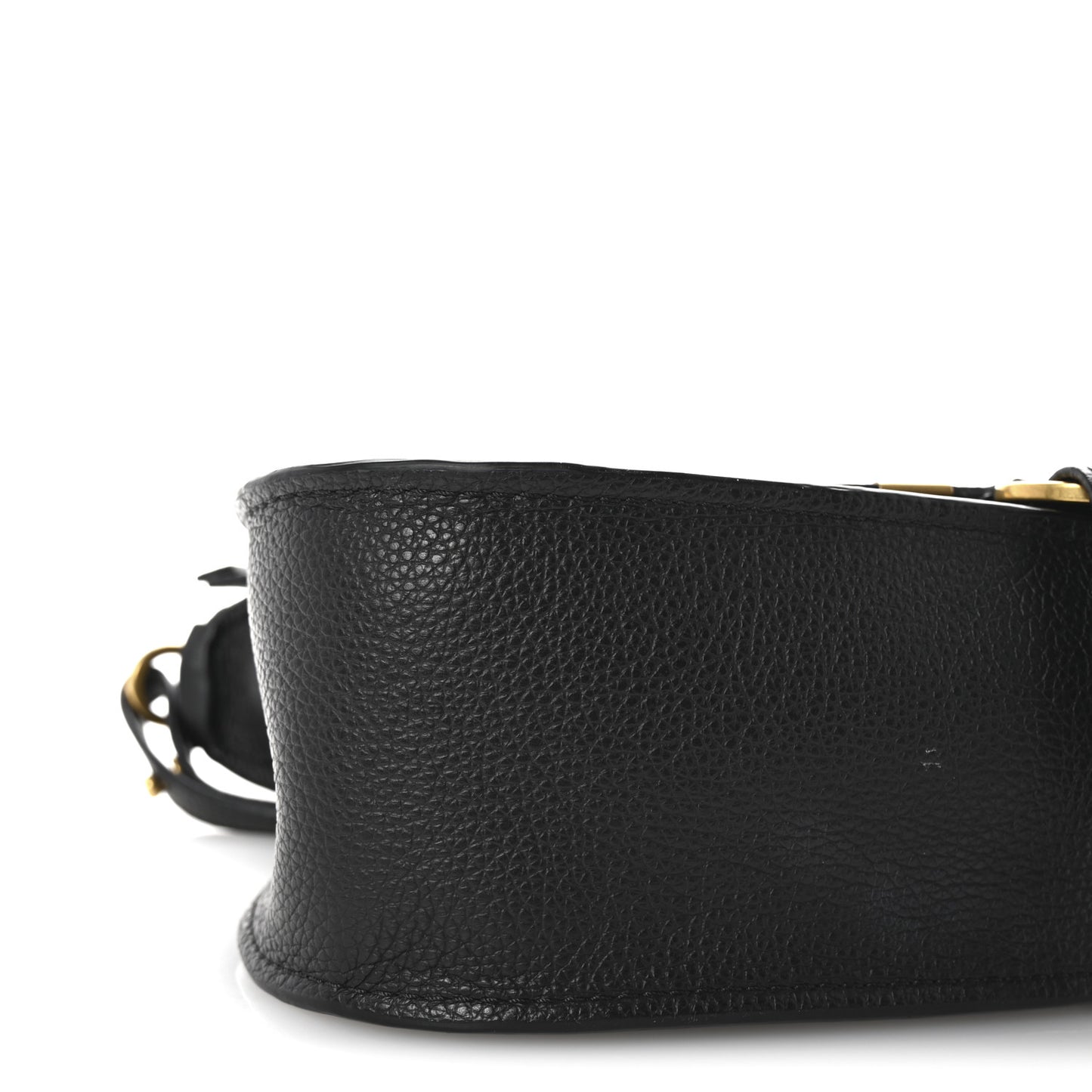 Calfskin Small Marcie Satchel Black